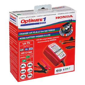 Original Honda All in One Motorrad Roller Batterie Ladegerät Tester  Optimate 3